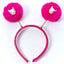 Harry Potter Boppers Headband Pygmy Puff LKT Sport Bright, colourful neon pink headband with two Pygmy Puff furry boppersBoppers positioned on a bright pink velvet headband, ideal for all Pygmy Puff fansOfficial licensed productOne size fits all Headbands