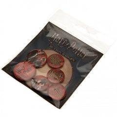 Harry Potter Button Badge Set Logo LKT Sport Entertainment>Movies>Harry Potter Pinback Buttons