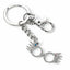 Harry Potter Charm Keyring Luna Spectrespecs LKT Sport Metal die stamped charm keyring with chain and split ringFeaturing Luna Lovegood's SpectrespecsMetal alloy with silver style finishOfficial licensed productApprox 60mm x 20mm Keychains
