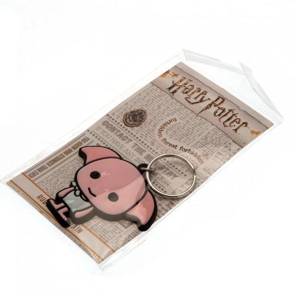 Harry Potter Chibi Dobby PVC Keyring LKT Sport Soft, durable 5mm thick PVC Keyring with chain and split ring Bright, colourful and highly detailed Ideal for attaching to keys, bags, belts and other items Wipe clean Official licensed product Approx 50mm x