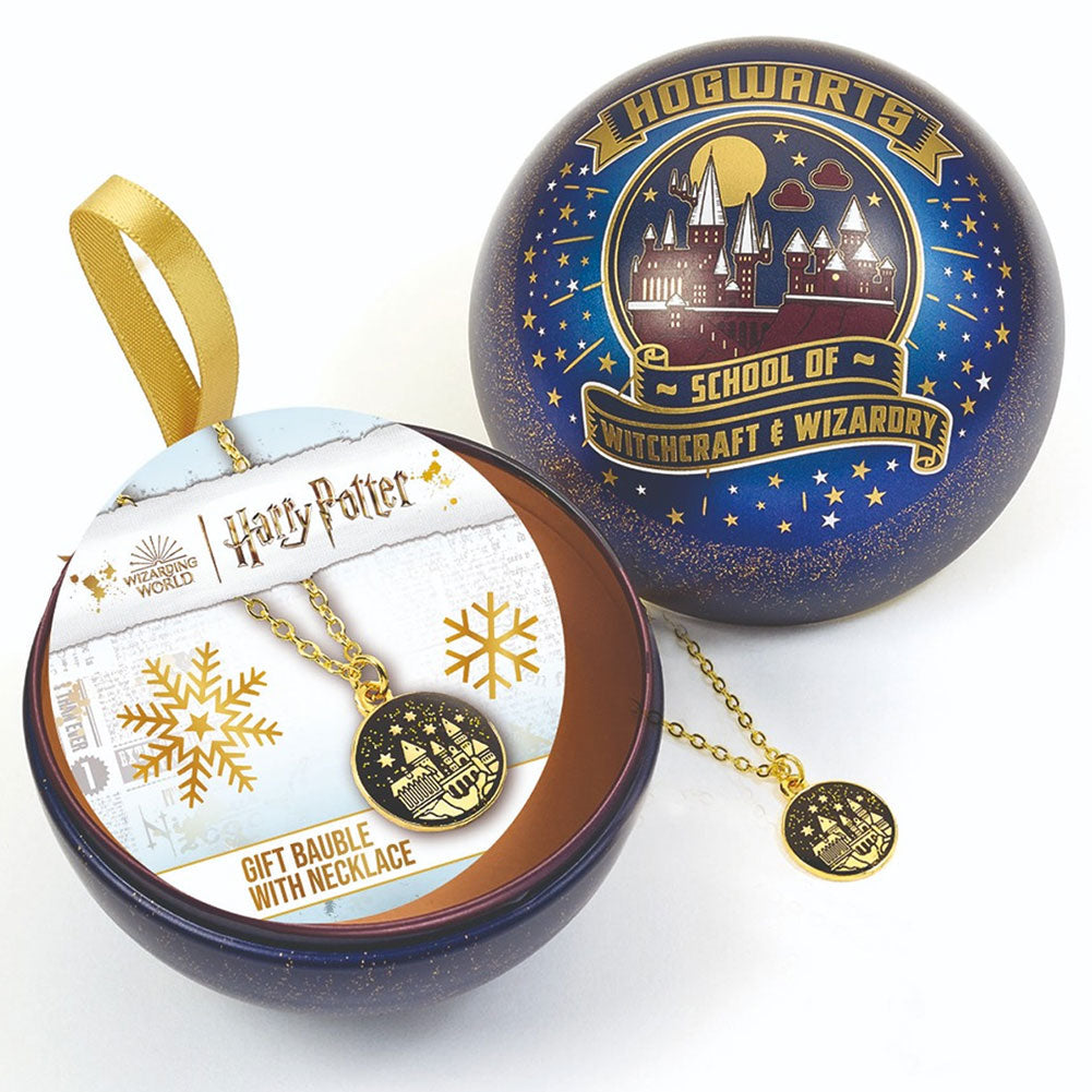 Harry Potter Christmas Gift Bauble Hogwarts Castle LKT Sport Entertainment>Movies>Harry Potter Holiday Ornaments
