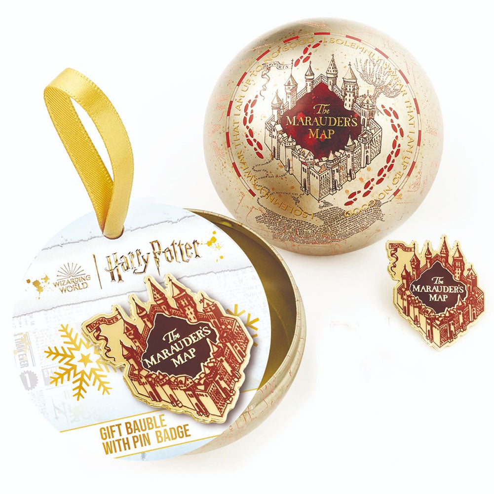 Harry Potter Christmas Gift Bauble Marauders Map LKT Sport Entertainment>Movies>Harry Potter Holiday Ornaments