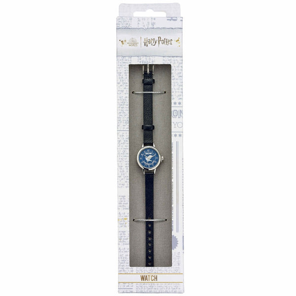 Harry Potter Colour Dial Watch Ravenclaw LKT Sport Ladies analogue watch with a buckle strapThe dial features a silver plated surround with a unique Ravenclaw designWith a black PU strap and gold plated buckleOfficial licensed productStrap width approx 8m