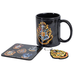 Harry Potter Colourful Crest Mug & Coaster Set LKT Sport Entertainment>Movies>Harry Potter Mugs