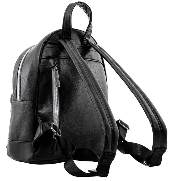Harry Potter Dark Arts Fashion Backpack LKT Sport Embrace your inner Death Eater with this Harry Potter Dark Arts backpackPadded adjustable shoulder straps and a carry handleMain compartment has a large zipped opening for easy accessTwo zipped pockets to