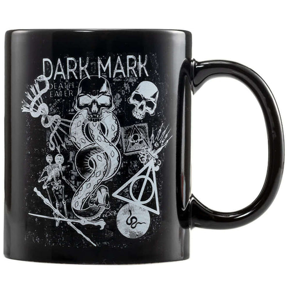 Harry Potter Dark Arts Mug & Sock Set LKT Sport Classic mug and sock gift setStart your day with the Dark ArtsBlack mug and socks featuring Dark Art symbolsOfficial licensed productMug approx 315ml (11oz)Socks size 7-11 UK (41-45) EU Mugs
