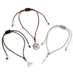 Harry Potter Deathly Hallows Friendship Bracelet Set LKT Sport Entertainment>Movies>Harry Potter