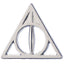 Harry Potter Deathly Hallows Pin Badge LKT Sport Silver coloured highly detailed enamel pin badge The iconic Deathly Hallows symbol on a butterfly clasp fixing Official licensed product Approx 20mm x 20mm On a backing card Brooches & Lapel Pins