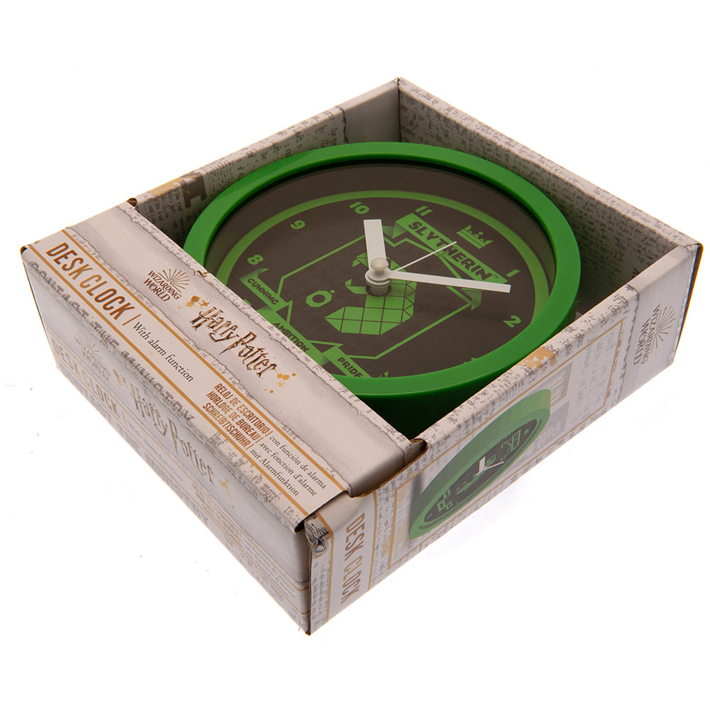 Harry Potter Desktop Clock Slytherin LKT Sport Entertainment>Movies>Harry Potter Desk Clocks
