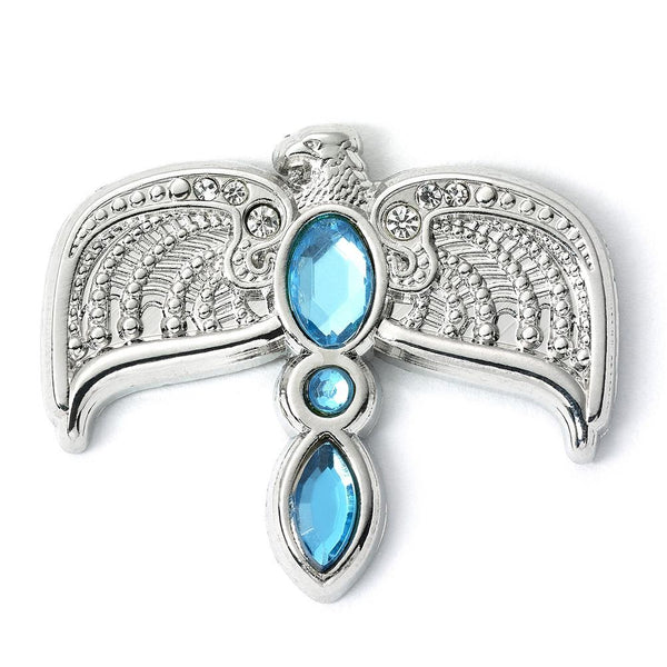 Harry Potter Diadem Pin Badge LKT Sport Silver coloured and highly detailed enamel pin badge Diadem embellished with blue crystals on a butterfly clasp fixing Official licensed product Approx 20mm x 10mm On a backing card Brooches & Lapel Pins
