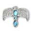 Harry Potter Diadem Pin Badge LKT Sport Silver coloured and highly detailed enamel pin badge Diadem embellished with blue crystals on a butterfly clasp fixing Official licensed product Approx 20mm x 10mm On a backing card Brooches & Lapel Pins