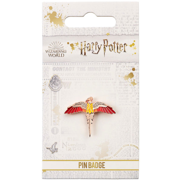 Harry Potter Fawkes Pin Badge LKT Sport Bright, colourful and highly detailed enamel pin badgeFawkes the Phoenix on a butterfly clasp fixingOfficial licensed productApprox 30mm x 25mm Brooches & Lapel Pins