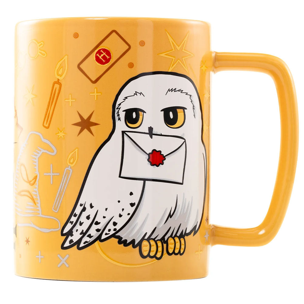 Harry Potter Fuzzy Hedwig Mug LKT Sport Entertainment>Movies>Harry Potter Mugs