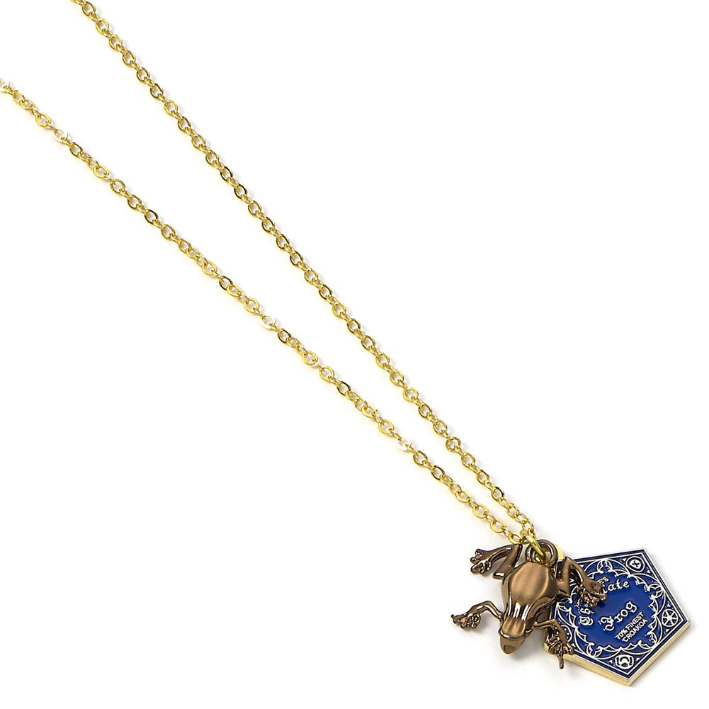 Harry Potter Gold Plated Chocolate Frog Necklace LKT Sport Entertainment>Movies>Harry Potter