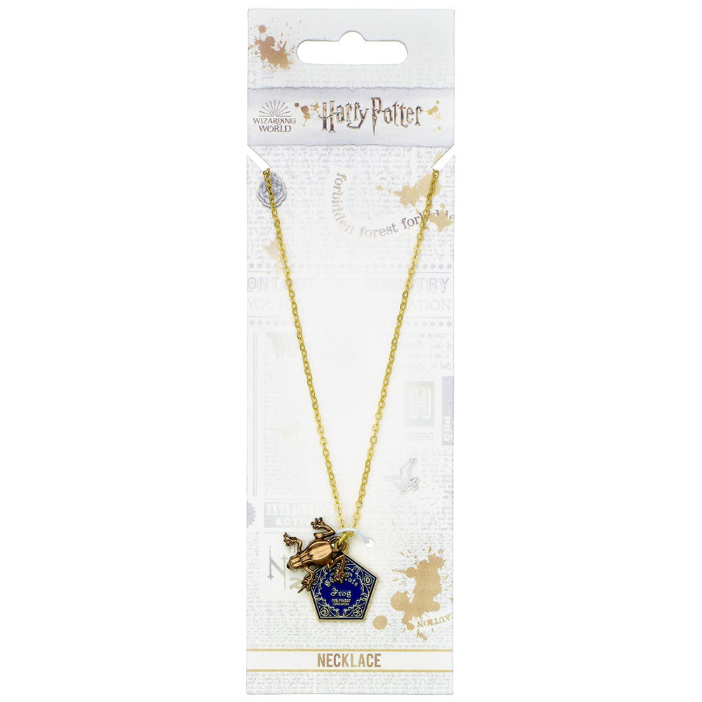 Harry Potter Gold Plated Chocolate Frog Necklace LKT Sport Entertainment>Movies>Harry Potter