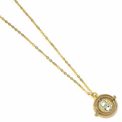 Harry Potter Gold Plated Fixed Time Turner Necklace LKT Sport Entertainment>Movies>Harry Potter
