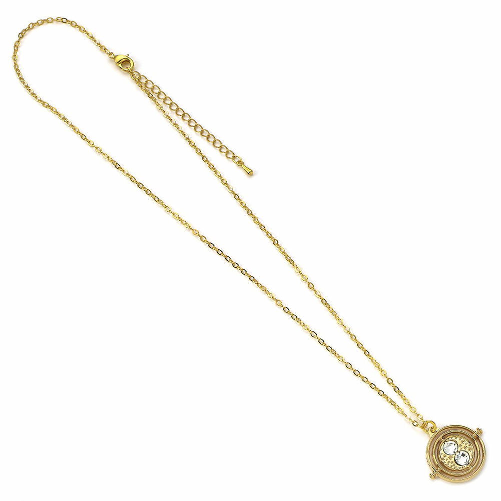 Harry Potter Gold Plated Fixed Time Turner Necklace LKT Sport Entertainment>Movies>Harry Potter