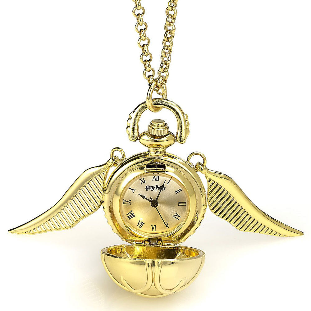 Harry Potter Gold Plated Golden Snitch Watch Necklace LKT Sport Entertainment>Movies>Harry Potter Necklaces