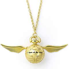Harry Potter Gold Plated Golden Snitch Watch Necklace LKT Sport Entertainment>Movies>Harry Potter Necklaces