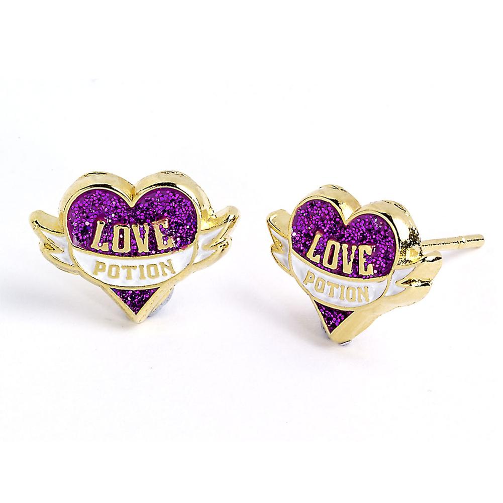 Harry Potter Gold Plated Love Potion Stud Earrings LKT Sport Entertainment>Movies>Harry Potter Earrings