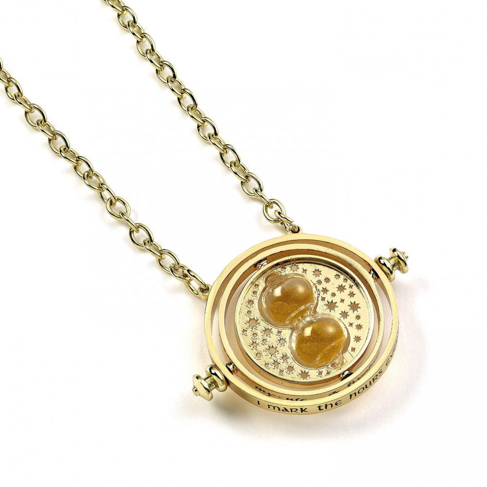 Harry Potter Gold Plated Spinning Time Turner Necklace LKT Sport Entertainment>Movies>Harry Potter Necklaces