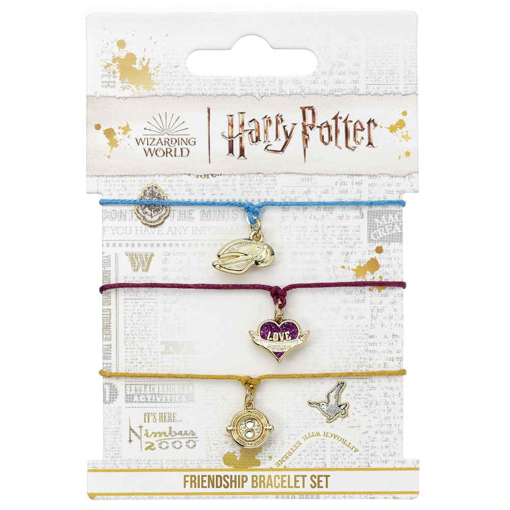 Harry Potter Golden Snitch Friendship Bracelet Set LKT Sport Entertainment>Movies>Harry Potter
