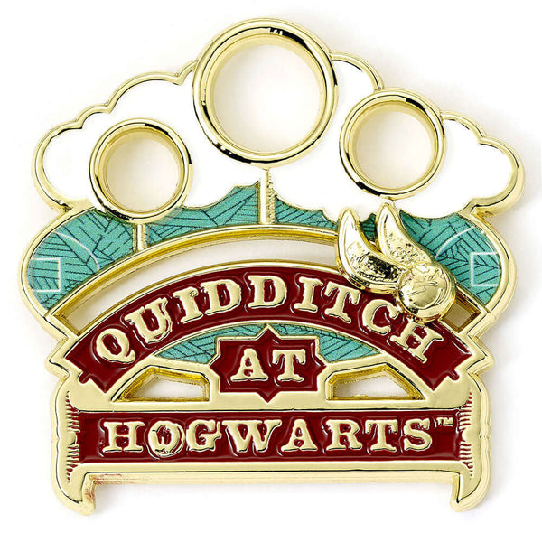 Harry Potter Golden Snitch Sliding Pin Badge LKT Sport Bright, colourful and highly detailed enamel pin badgeA Quidditch design featuring a sliding Golden SnitchOn a dual butterfly clasp fixingOfficial licensed productApprox 45mm x 40mm Brooches & Lapel P