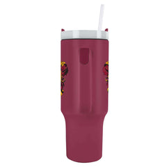 Harry Potter Gryffindor 40oz Tumbler LKT Sport Branded Gryffindor 40oz thermal tumbler, ideal for Harry Potter fans of all agesKeep your drinks hot or cold for hours with double-walled insulationIncludes a soft grip handle for extra comfortWith a sturdy d