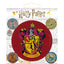 Harry Potter Gryffindor Stickers LKT Sport Eye catching vinyl self adhesive stickers Various designs inspired by the Hogwarts school of witchcraft and wizardry house Gryffindor Decorate almost any surface with these circular stickers High quality colour p