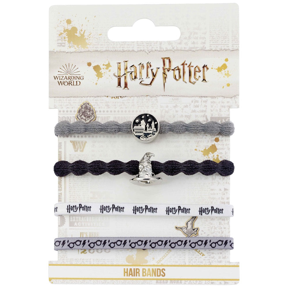 Harry Potter Hair Bands Hogwarts LKT Sport Entertainment>Movies>Harry Potter Ponytail Holders