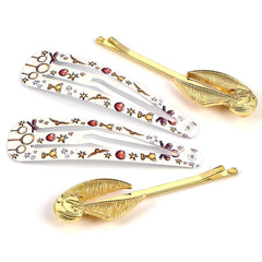 Harry Potter Hair Clips Golden Snitch LKT Sport Entertainment>Movies>Harry Potter Hair Barrettes & Slides