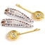 Harry Potter Hair Clips Time Turner LKT Sport Premium hair accessories set2 slides with a Time Turner charm2 clips featuring an icon patternOfficial licensed productEach Clip approx 60mm x 15mmEach Slide approx 65mm x 15mm Claw Clips