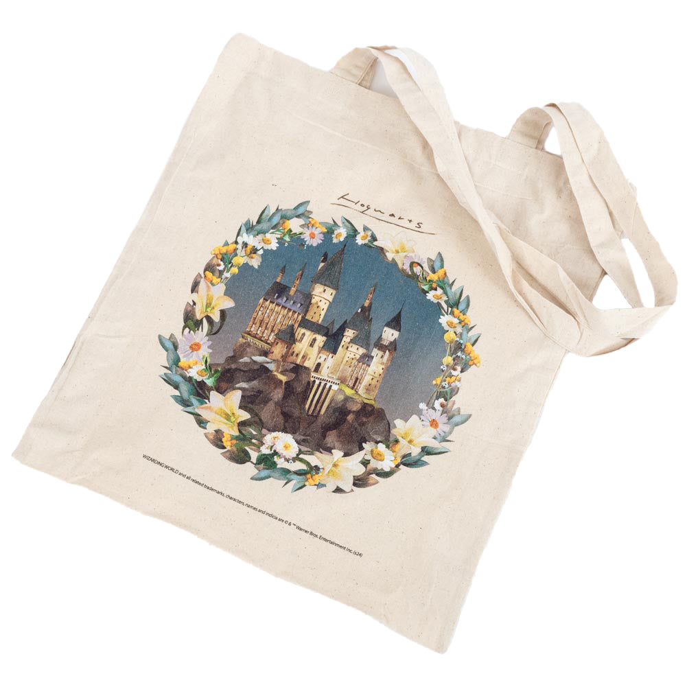 Harry Potter Hogwarts Castle Canvas Tote Bag LKT Sport Entertainment>Movies>Harry Potter
