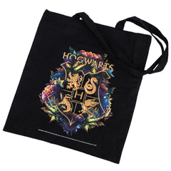 Harry Potter Hogwarts Crest Canvas Tote Bag LKT Sport Entertainment>Movies>Harry Potter
