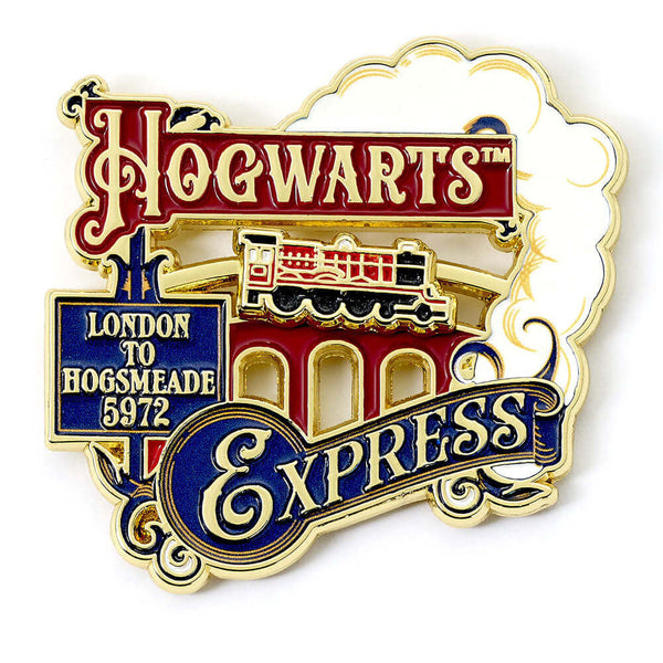 Harry Potter Hogwarts Express Sliding Pin Badge LKT Sport Bright, colourful and highly detailed enamel pin badgeA Hogwarts Express design with a sliding trainOn a dual butterfly clasp fixingOfficial licensed productApprox 40mm x 40mm Brooches & Lapel Pins