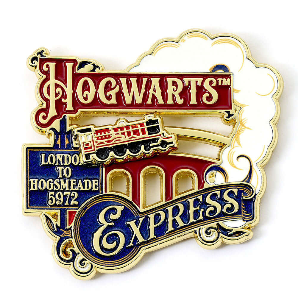 Harry Potter Hogwarts Express Sliding Pin Badge LKT Sport Entertainment>Movies>Harry Potter Brooches & Lapel Pins