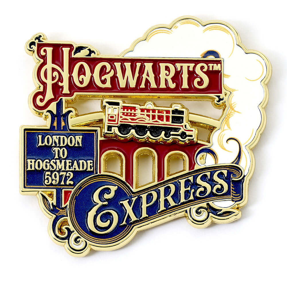 Harry Potter Hogwarts Express Sliding Pin Badge LKT Sport Entertainment>Movies>Harry Potter Brooches & Lapel Pins