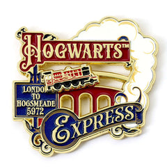 Harry Potter Hogwarts Express Sliding Pin Badge LKT Sport Entertainment>Movies>Harry Potter Brooches & Lapel Pins