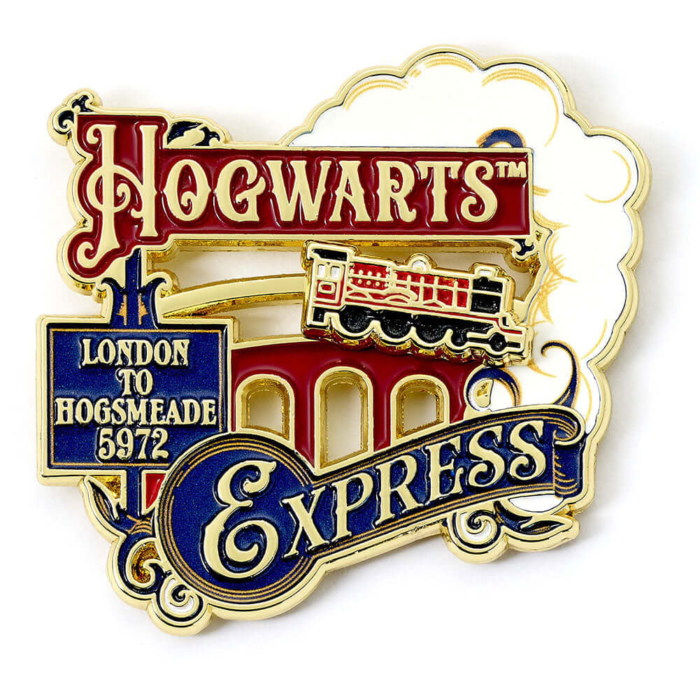 Harry Potter Hogwarts Express Sliding Pin Badge LKT Sport Entertainment>Movies>Harry Potter Brooches & Lapel Pins