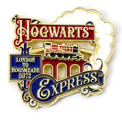 Harry Potter Hogwarts Express Sliding Pin Badge LKT Sport Entertainment>Movies>Harry Potter Brooches & Lapel Pins