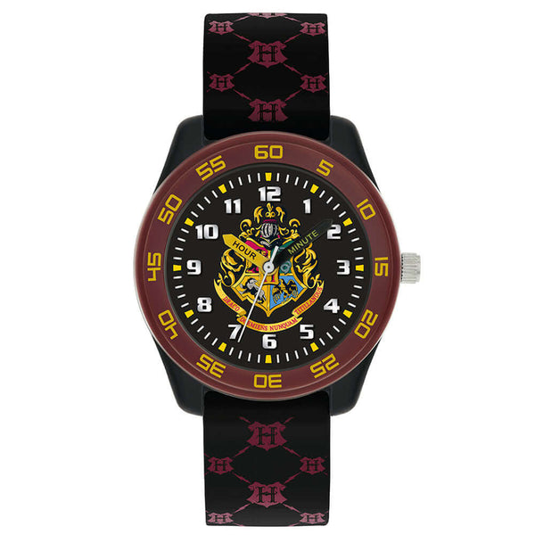 Harry Potter Hogwarts Junior Time Teacher Watch LKT Sport Junior analogue watch with easy read numbers and time teacher handsFeaturing a the Hogwarts crest on the dial in metal casingSilicone strap with traditional buckle fasteningManufacturer's 1 year gu
