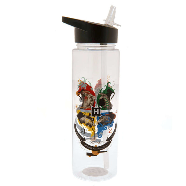 Harry Potter Hogwarts Plastic Drinks Bottle LKT Sport Lightweight everyday plastic drinks bottleClear bottle featuring a colourful Hogwarts logoScrew top lid with a closable clear drinking spoutHand wash onlyOfficial Licensed MerchandiseApprox 700ml (25oz