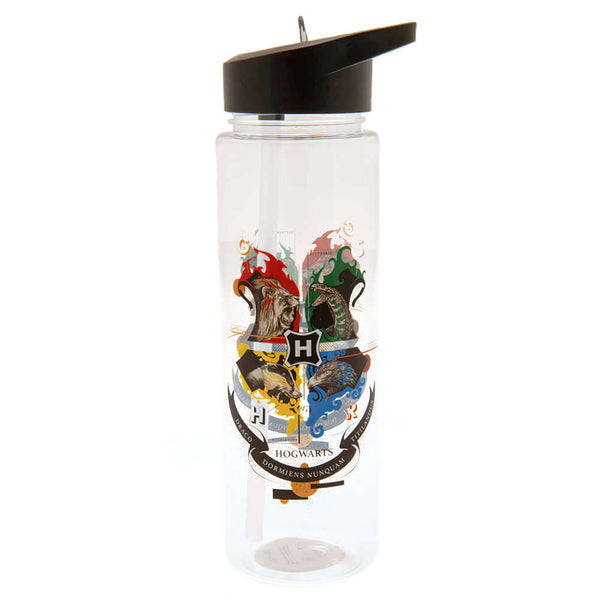 Harry Potter Hogwarts Plastic Drinks Bottle LKT Sport Lightweight everyday plastic drinks bottleClear bottle featuring a colourful Hogwarts logoScrew top lid with a closable clear drinking spoutHand wash onlyOfficial Licensed MerchandiseApprox 700ml (25oz