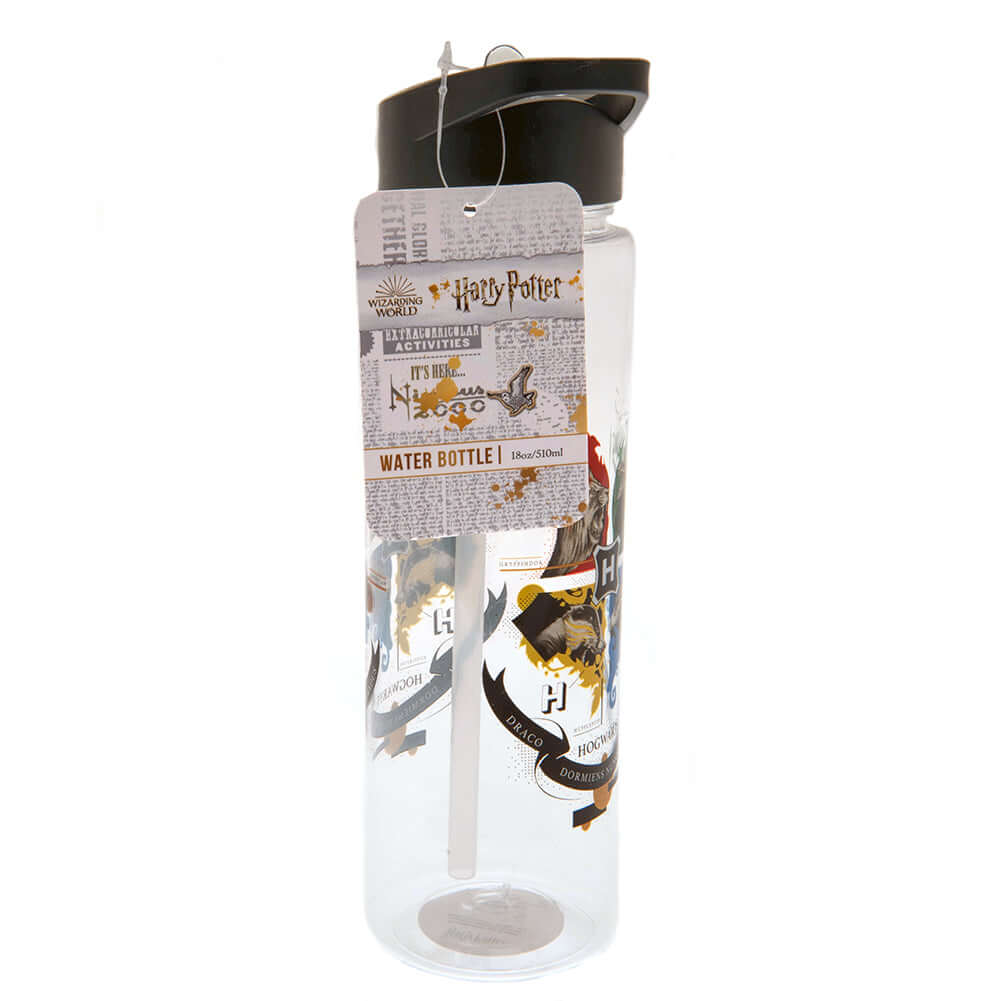 Harry Potter Hogwarts Plastic Drinks Bottle LKT Sport Lightweight everyday plastic drinks bottleClear bottle featuring a colourful Hogwarts logoScrew top lid with a closable clear drinking spoutHand wash onlyOfficial Licensed MerchandiseApprox 700ml (25oz