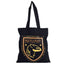 Harry Potter Hufflepuff Canvas Tote Bag LKT Sport Black canvas tote bag featuring a large gold printed Hufflepuff crest to one sideMade from 100% Cotton canvas materialOfficial licensed productApprox 41cm x 37cm Tote Bags