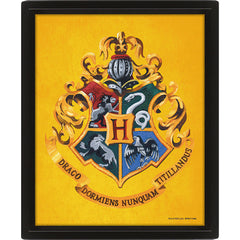 Harry Potter Hufflepuff Framed 3D Picture LKT Sport Entertainment>Movies>Harry Potter Visual Artwork