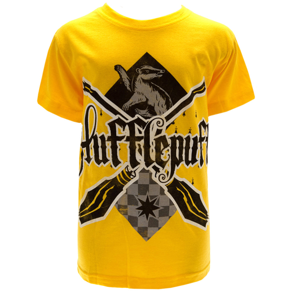 Harry Potter Hufflepuff T Shirt Junior 7-8 Yrs LKT Sport Entertainment>Movies>Harry Potter T-Shirts