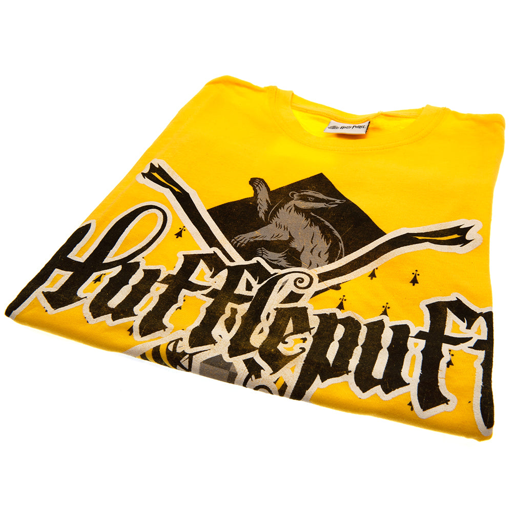 Harry Potter Hufflepuff T Shirt Junior 7-8 Yrs LKT Sport Entertainment>Movies>Harry Potter T-Shirts