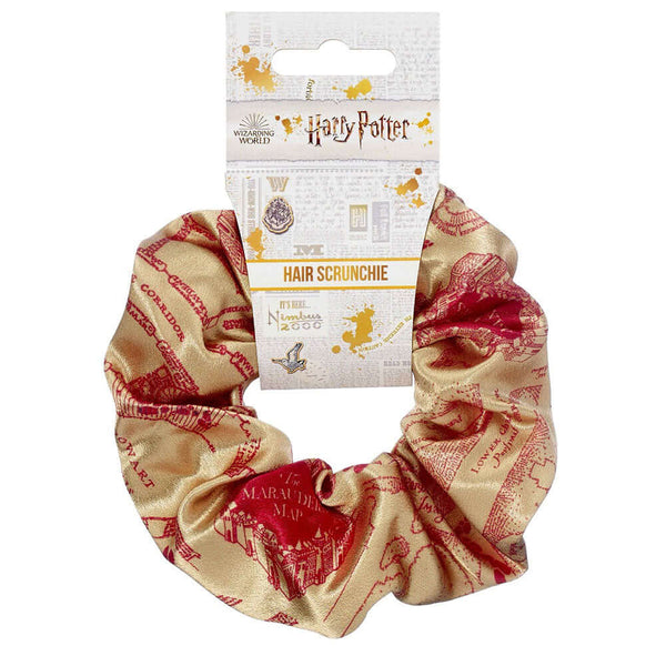 Harry Potter Marauders Map Hair Scrunchie LKT Sport Colourful satin hair scrunchieFeaturing the Marauders Map design and quotesOfficial licensed productApprox outside diameter 11cm Scrunchies