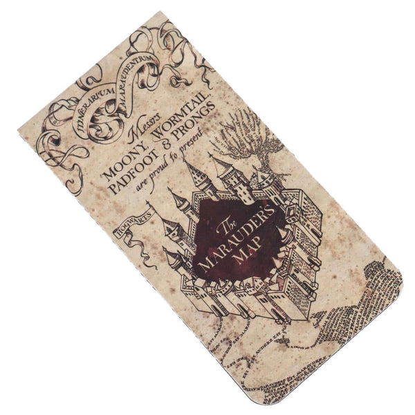 Harry Potter Marauders Map Magnetic Bookmark LKT Sport Harry Potter design magnetic bookmarkFeatures the classic Marauders Map image on both sides of the magnetOfficial licensed productApprox 9cm x 4.5cm Bookmarks